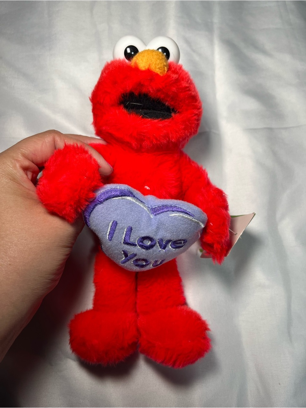 Vintage 2006 Elmo I Love You Plush Sesame Street Red Stuffed‎ Toy NWT Heart